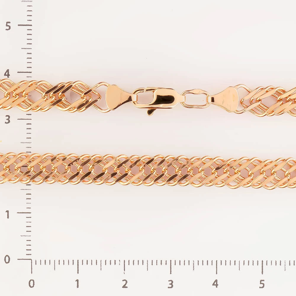 Цепь из красного золота 585 пробы