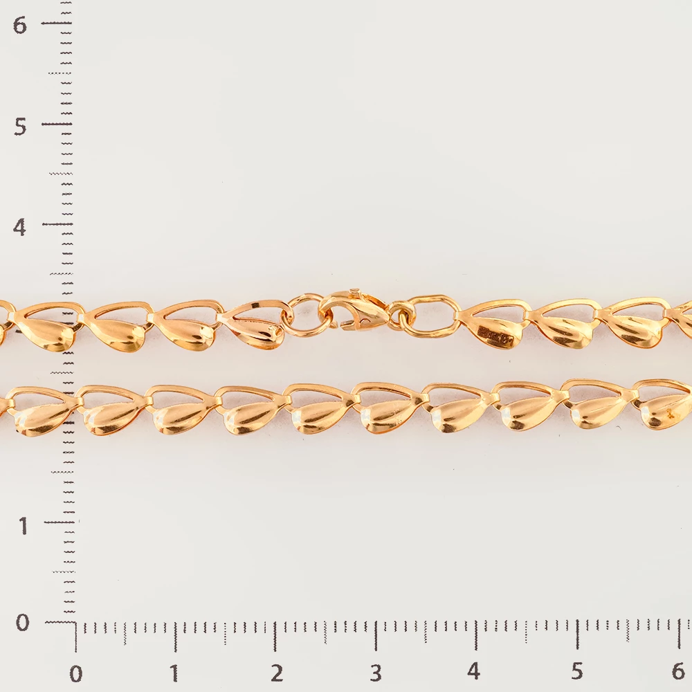 Цепь из красного золота 585 пробы