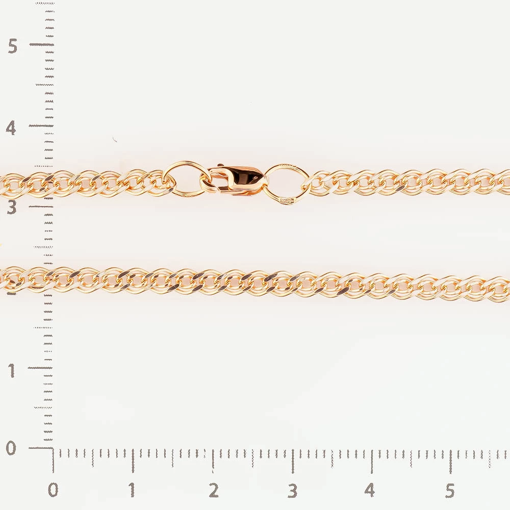 Цепь из красного золота 585 пробы