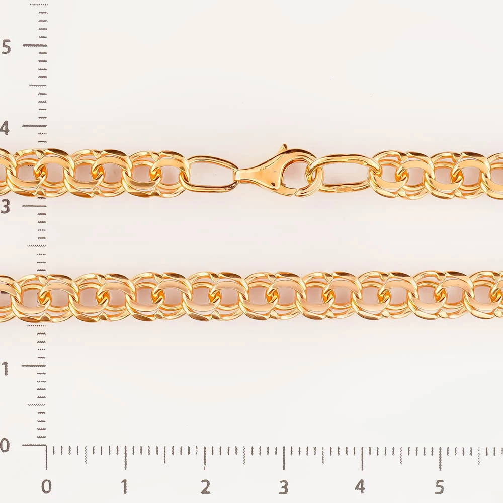 Цепь из красного золота 585 пробы