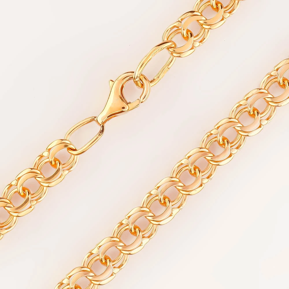 Цепь из красного золота 585 пробы