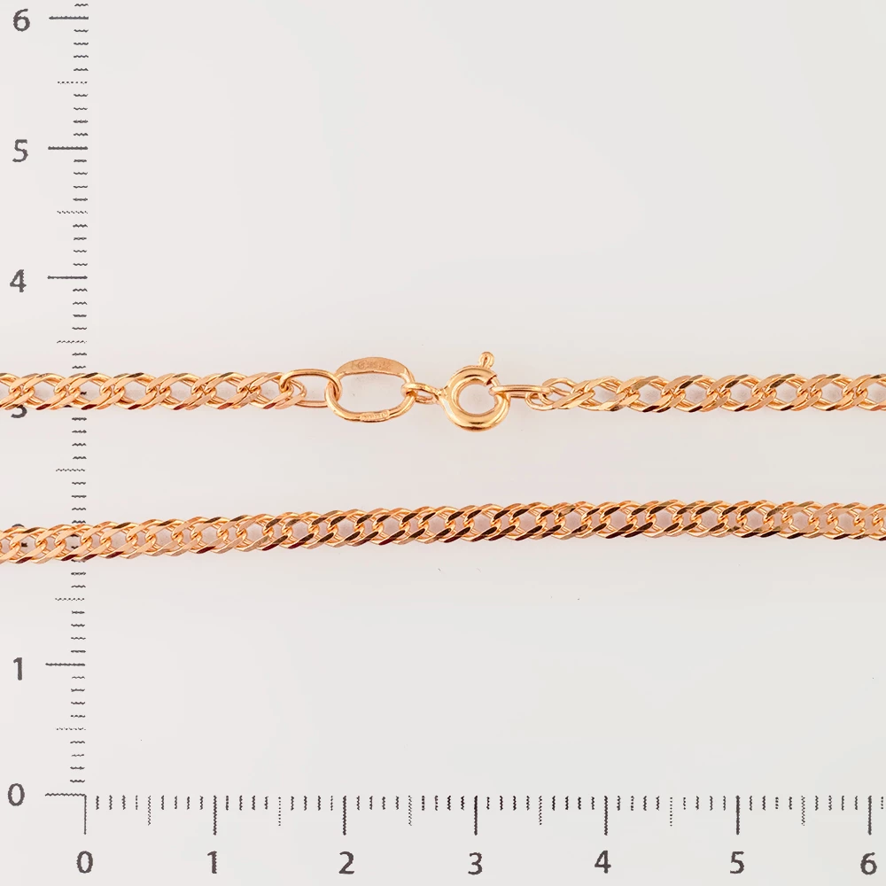 Цепь из красного золота 585 пробы