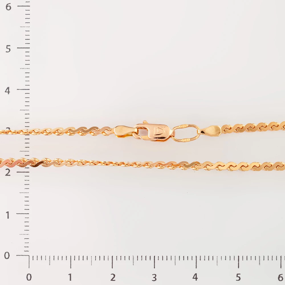 Цепь из красного золота 585 пробы