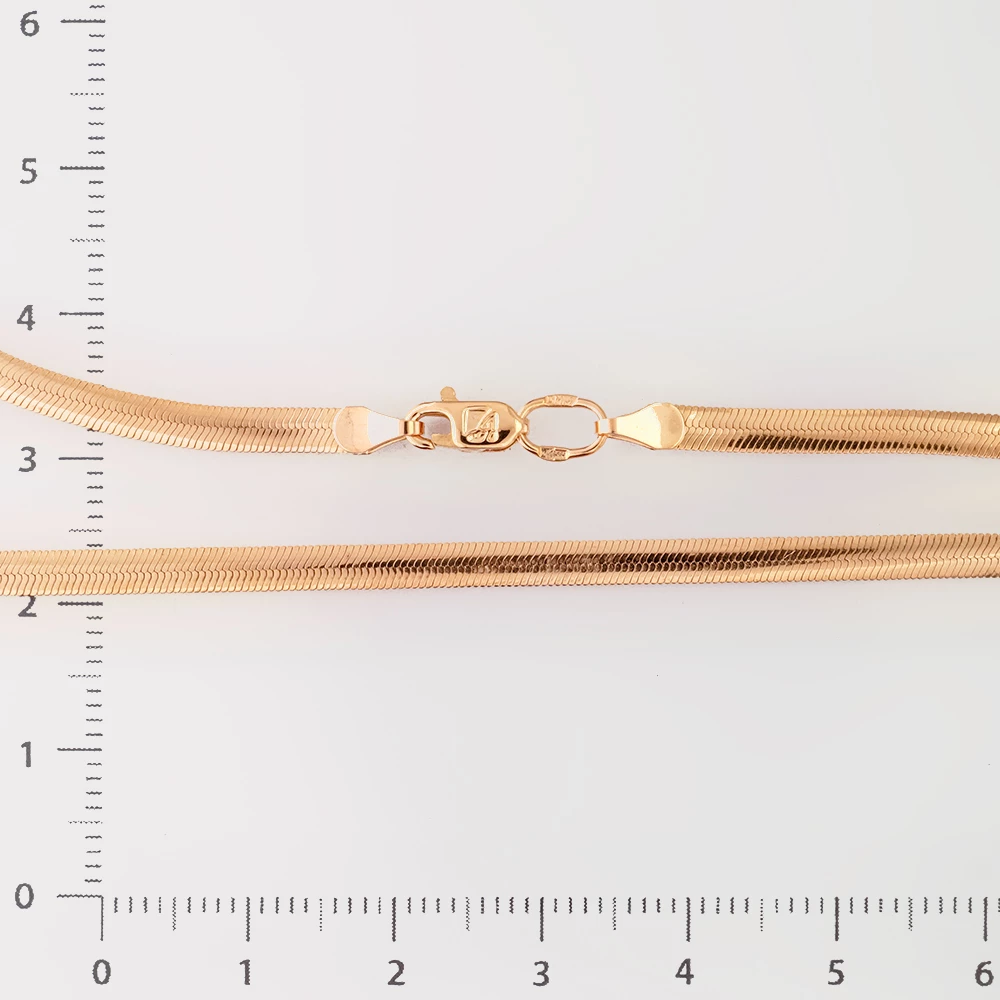 Цепь из красного золота 585 пробы