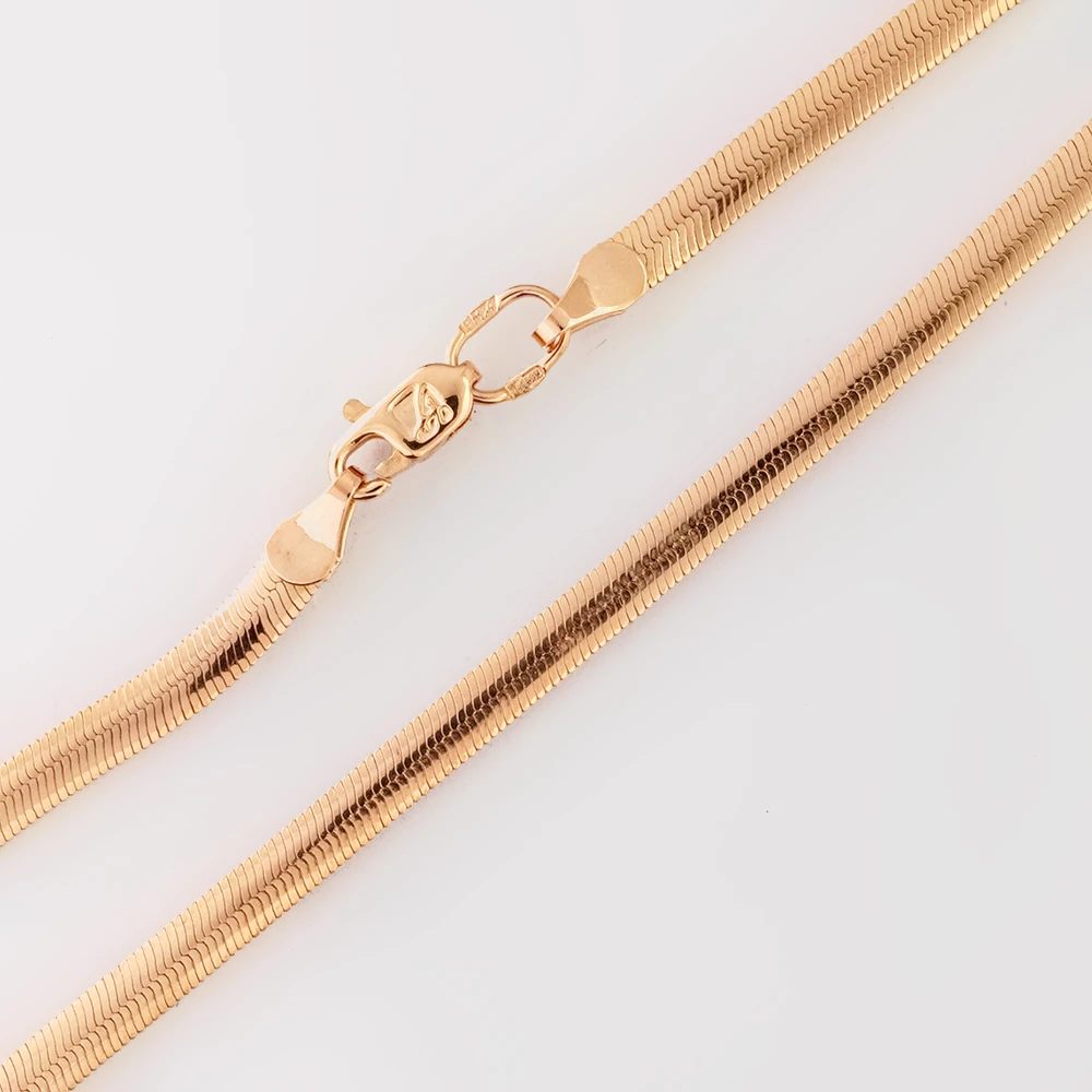 Цепь из красного золота 585 пробы