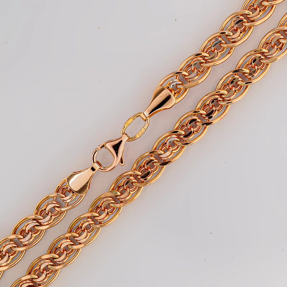 Цепь из красного золота 585 пробы