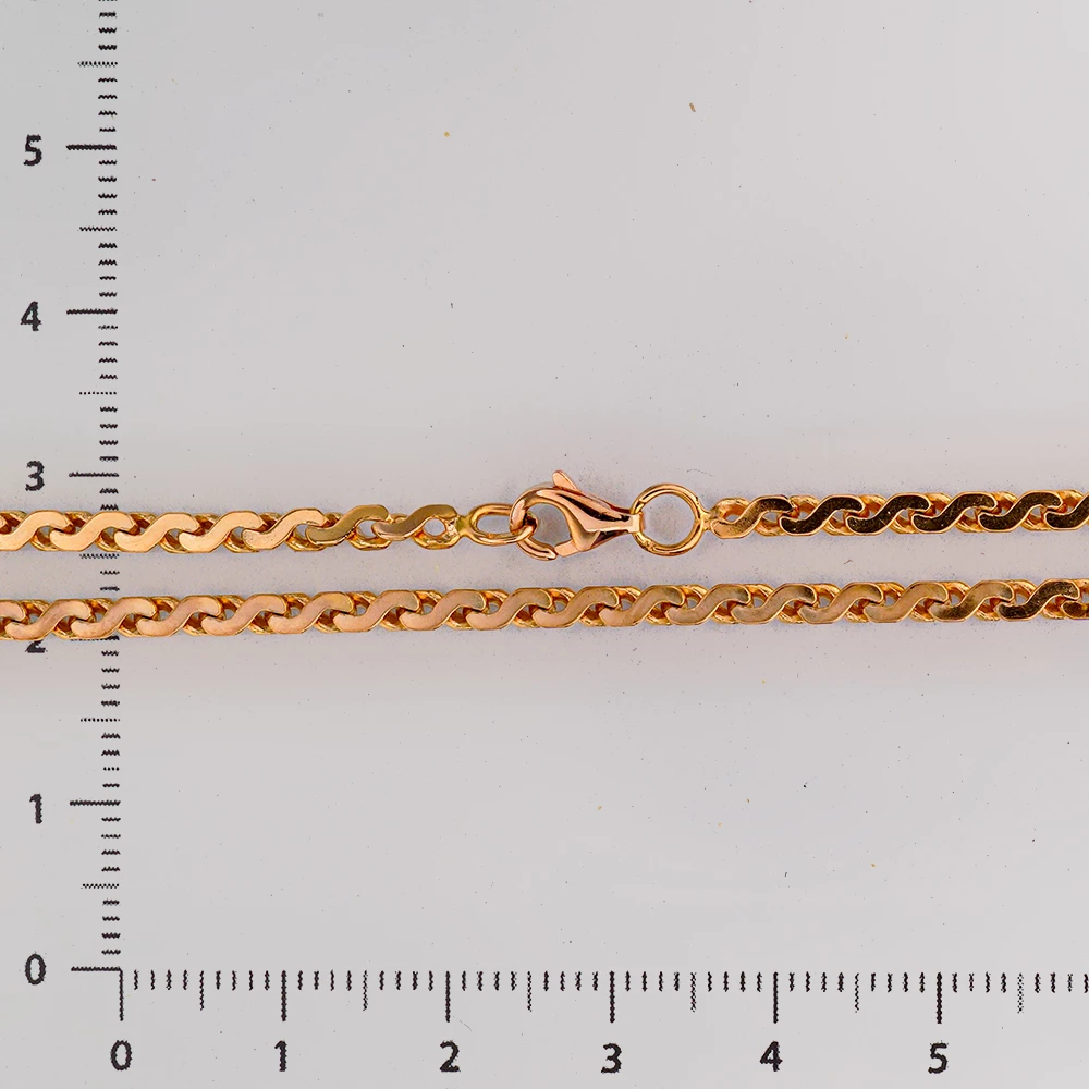 Цепь из красного золота 585 пробы