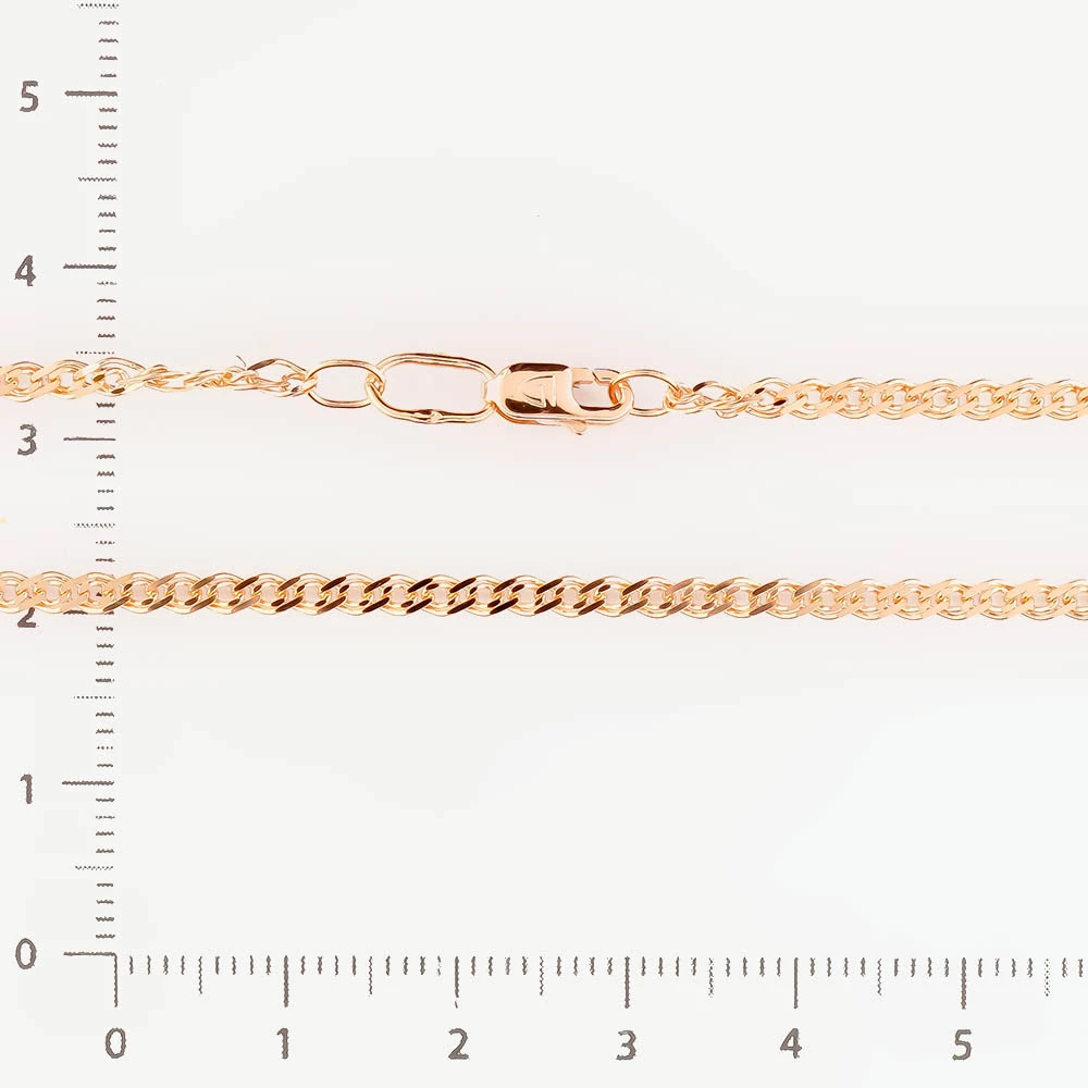 Цепь из красного золота 585 пробы