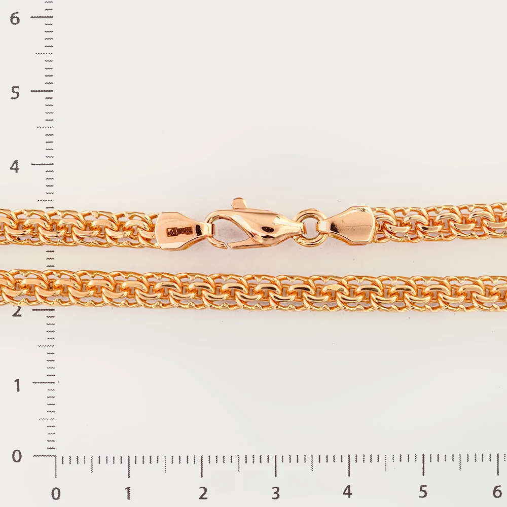 Цепь из красного золота 585 пробы
