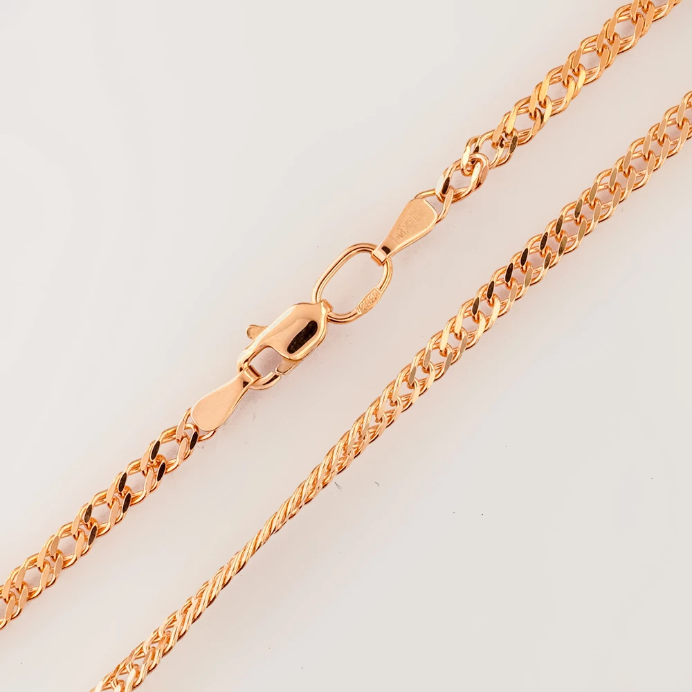 Цепь из красного золота 585 пробы