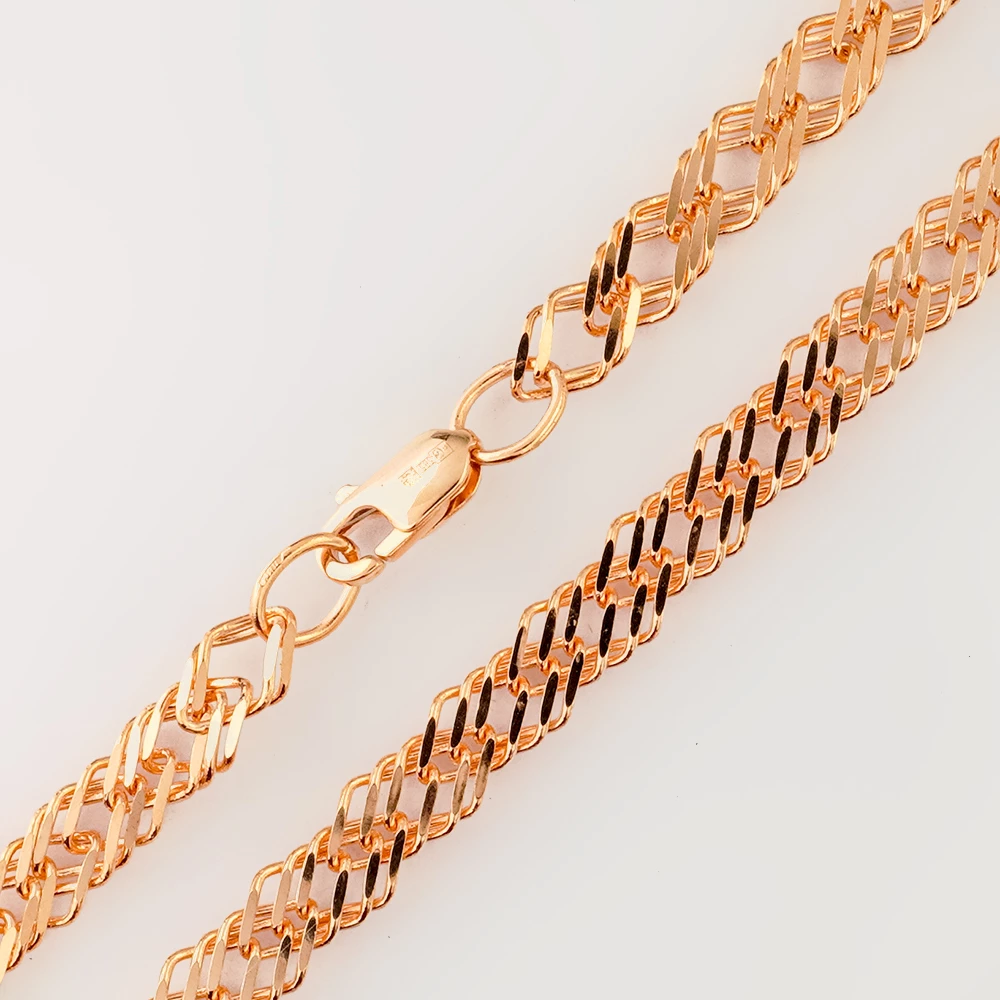 Цепь из красного золота 585 пробы