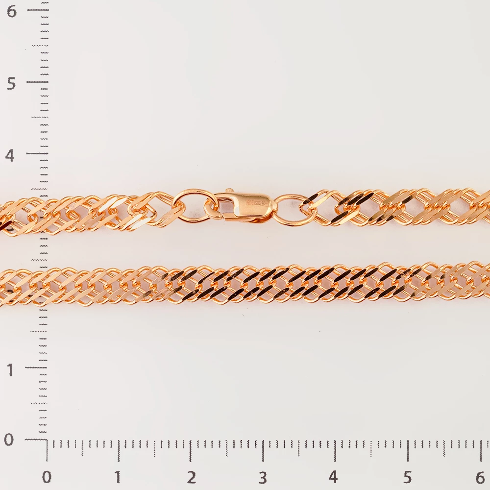 Цепь из красного золота 585 пробы