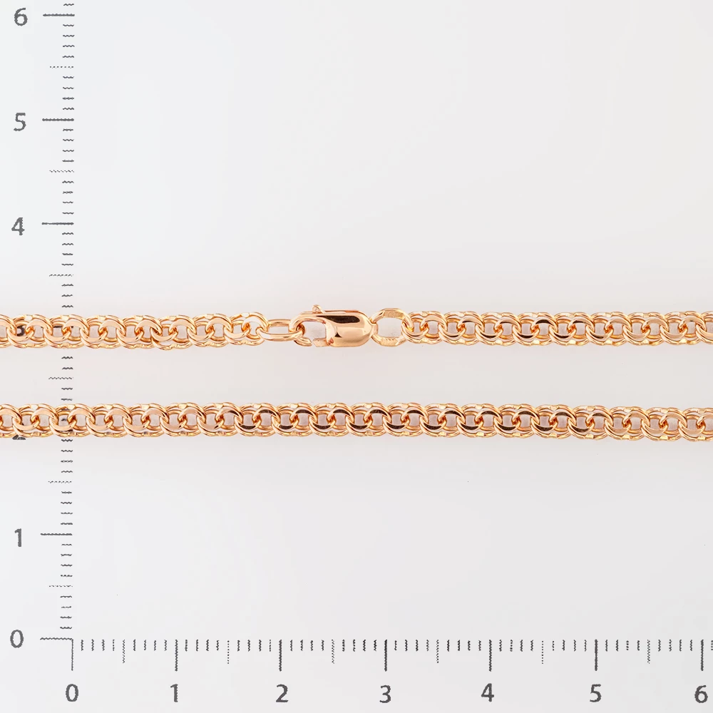 Цепь из красного золота 585 пробы