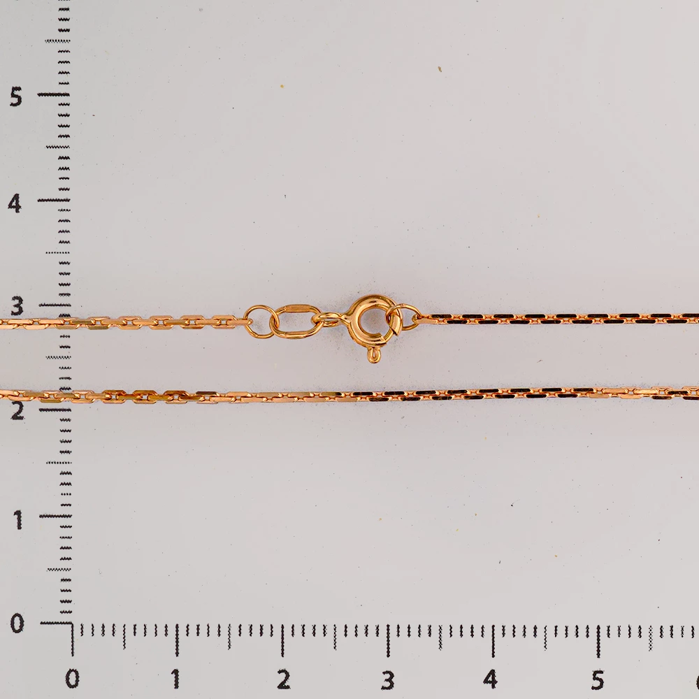 Цепь из красного золота 585 пробы
