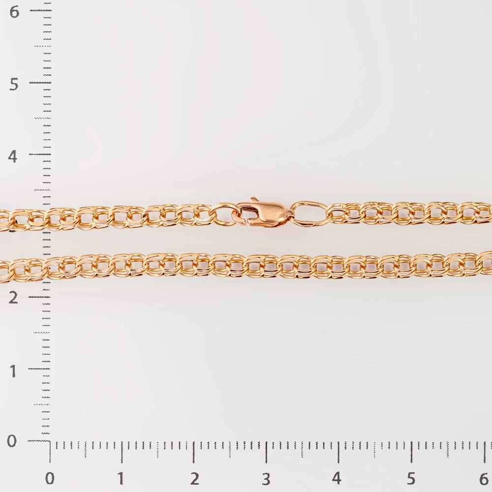 Цепь из красного золота 585 пробы