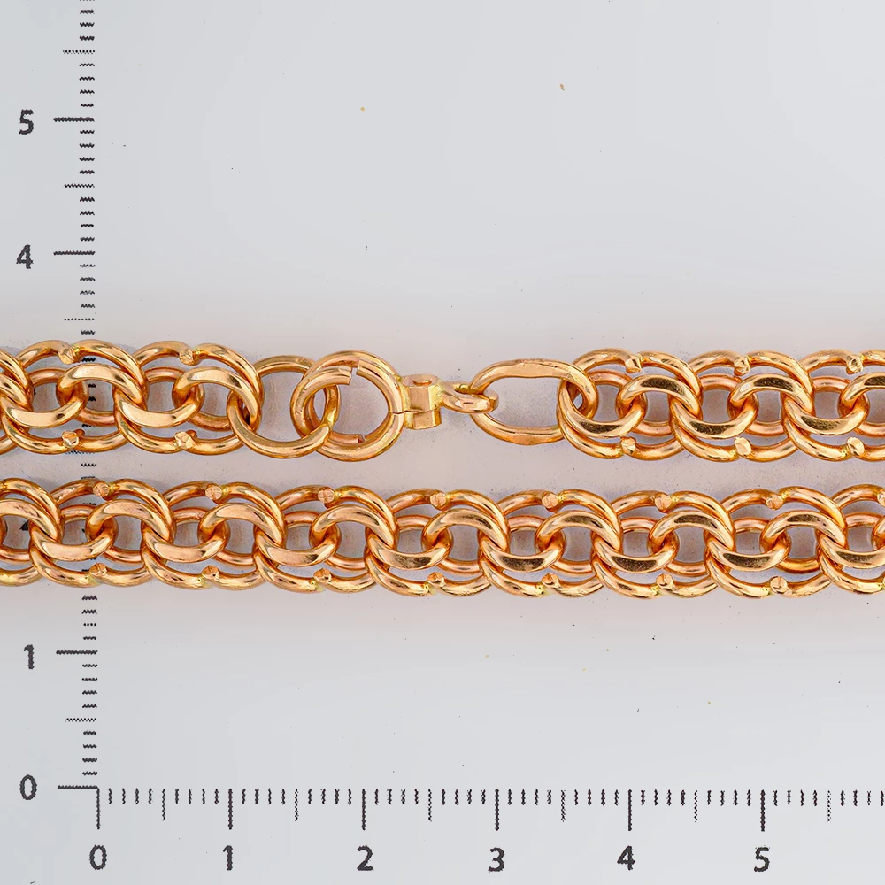 Цепь из красного золота 585 пробы