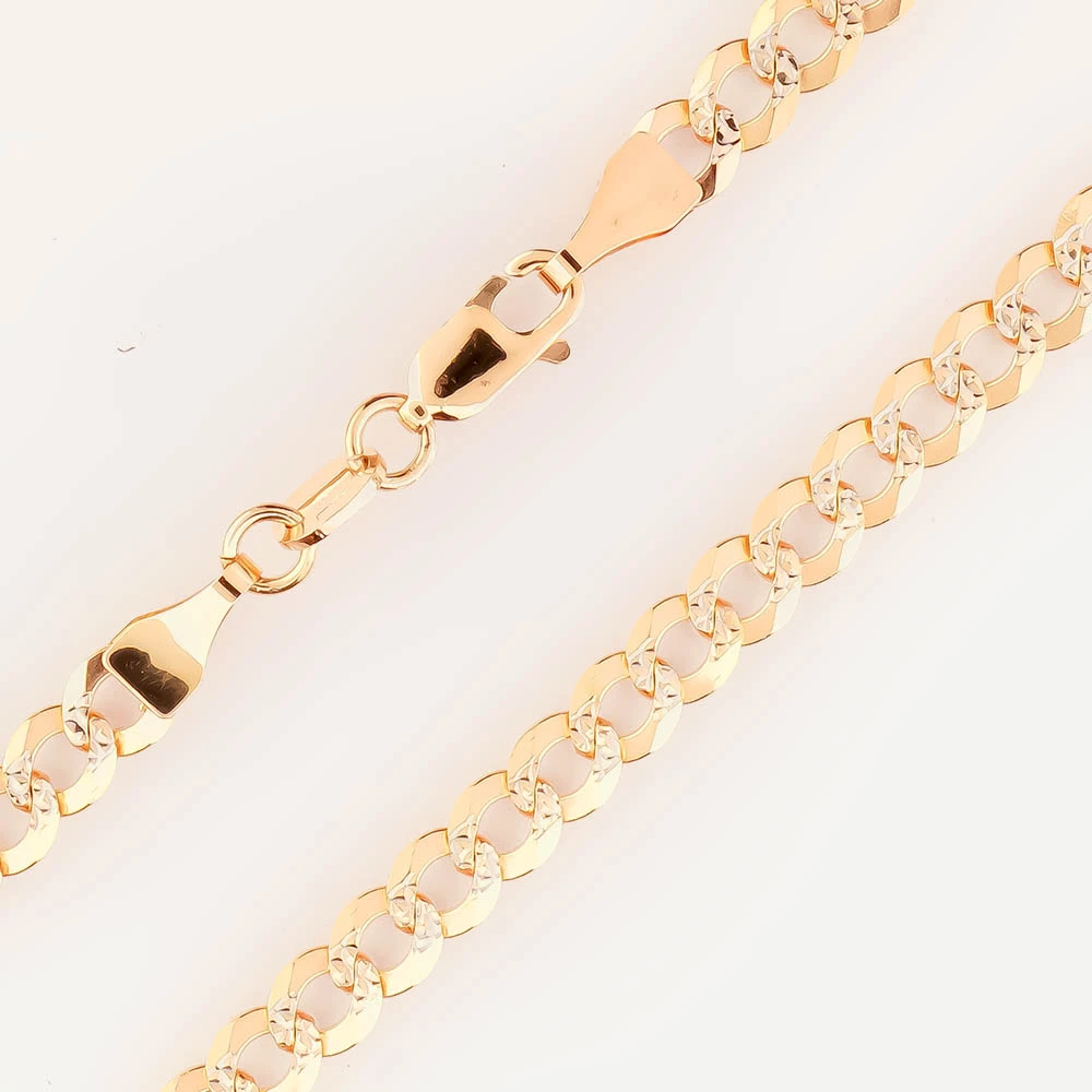 Цепь из красного золота 585 пробы