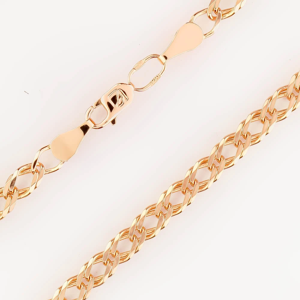 Цепь из красного золота 585 пробы