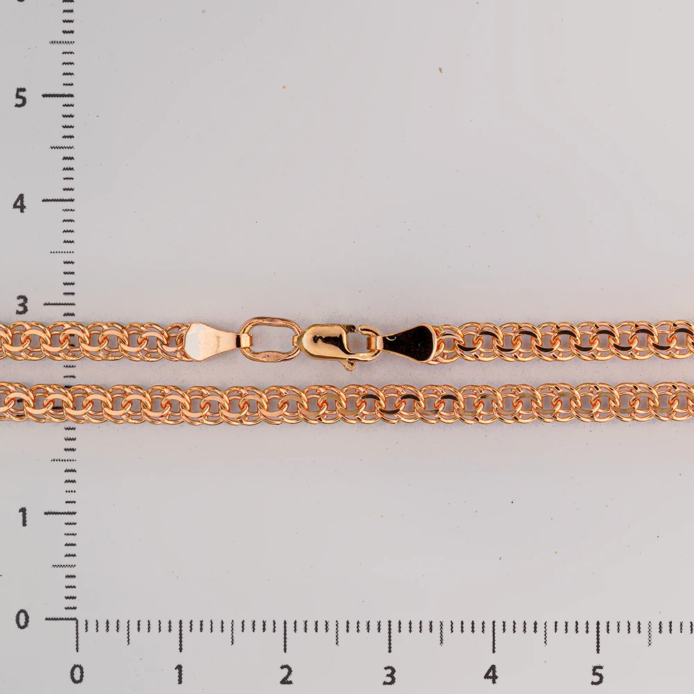 Цепь из красного золота 585 пробы