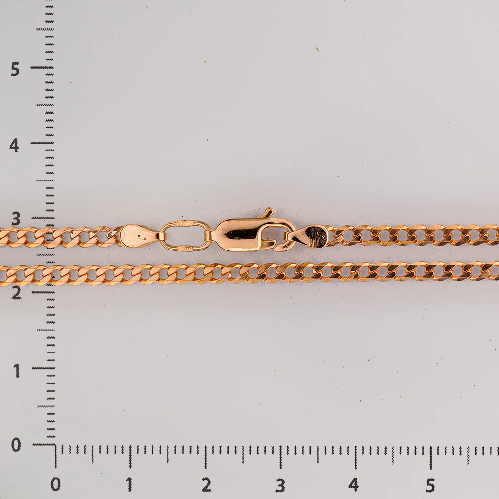Цепь из красного золота 585 пробы