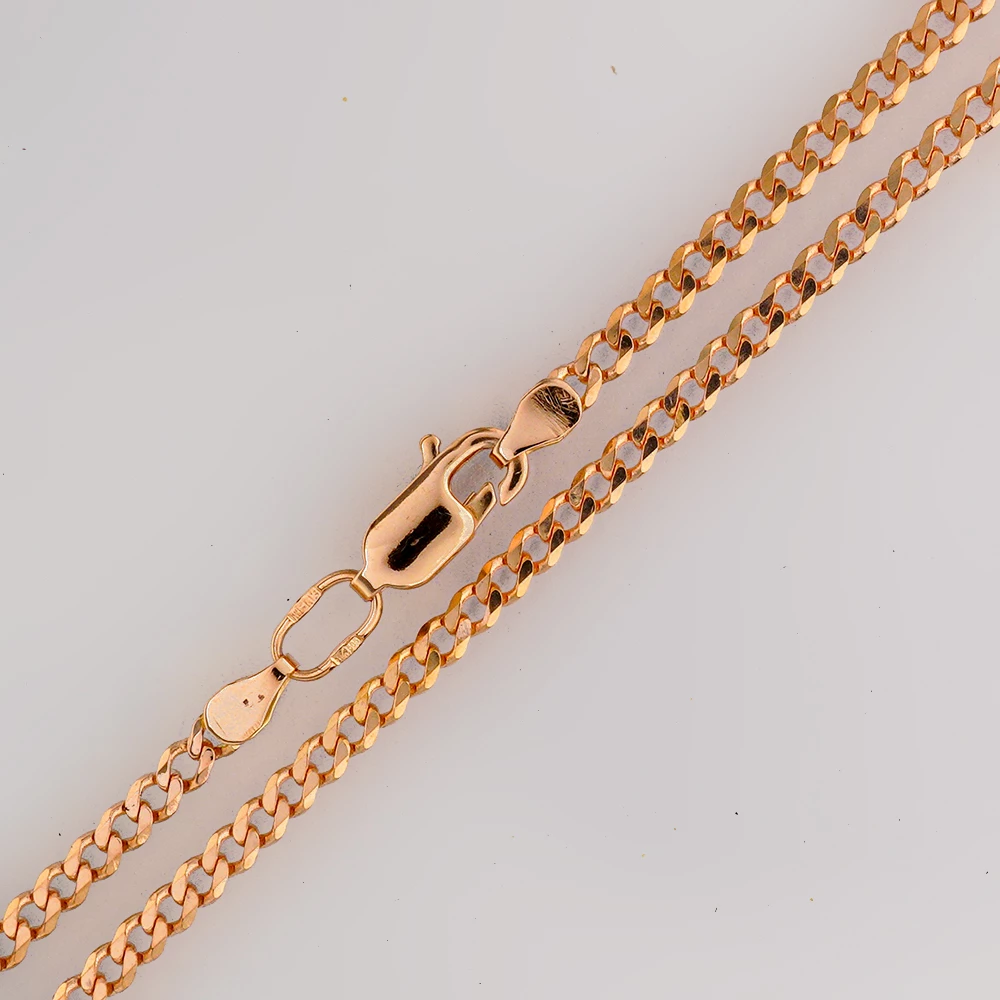 Цепь из красного золота 585 пробы