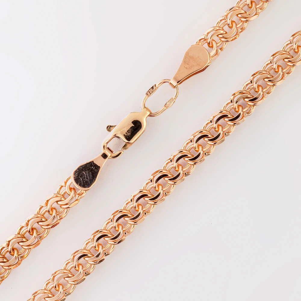 Цепь из красного золота 585 пробы