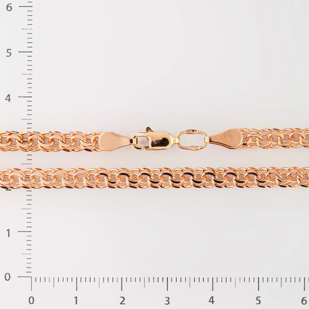 Цепь из красного золота 585 пробы