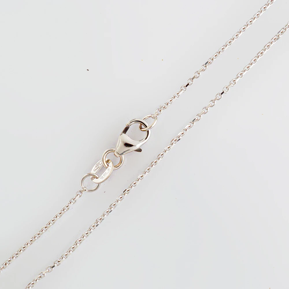 Цепь из белого золота 750 пробы