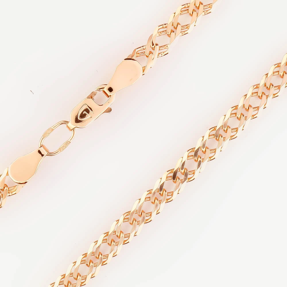 Цепь из красного золота 375 пробы