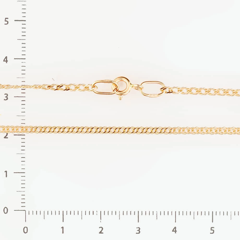 Цепь из красного золота 585 пробы