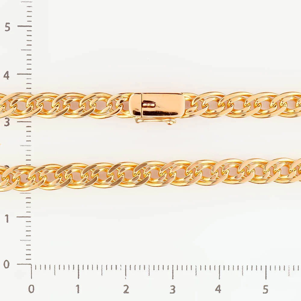 Цепь из красного золота 585 пробы