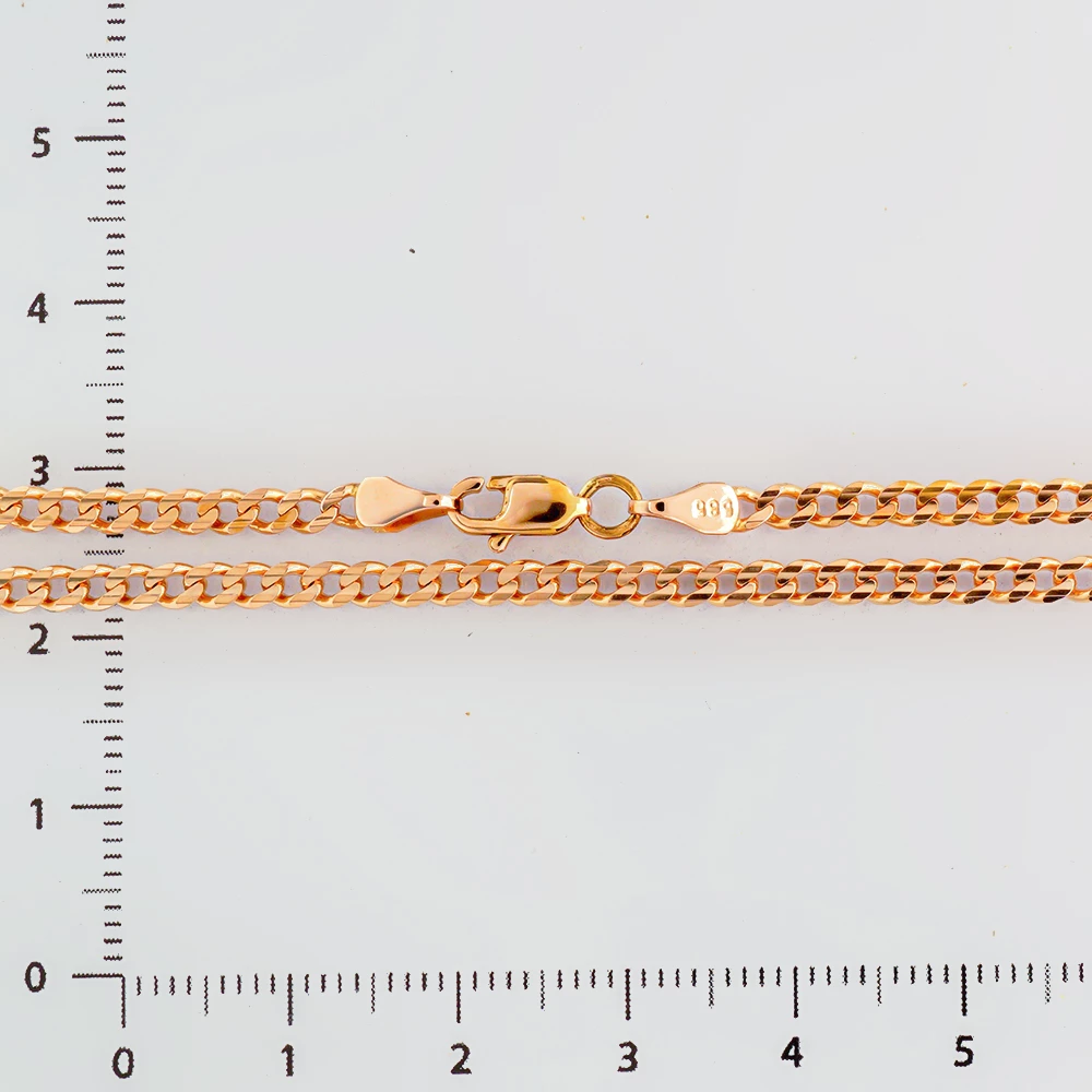 Цепь из красного золота 585 пробы