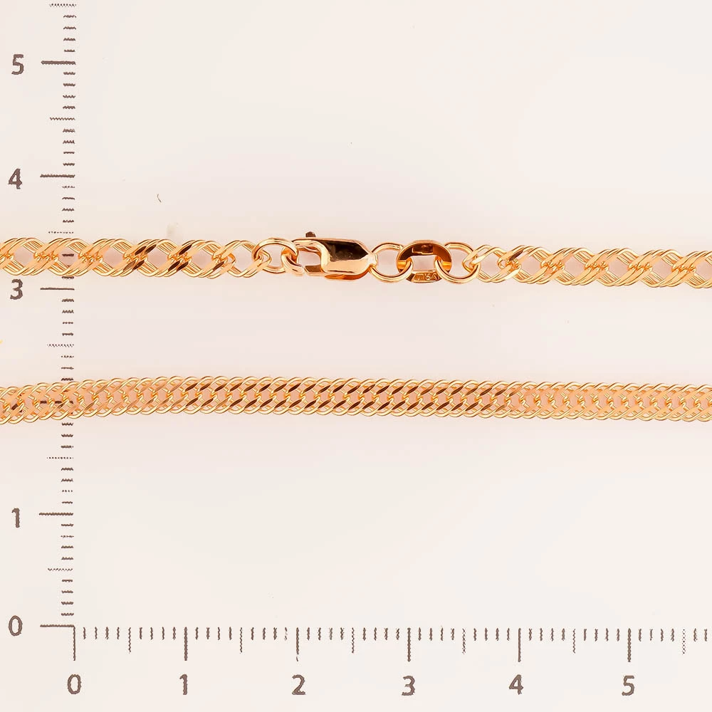 Цепь из красного золота 585 пробы