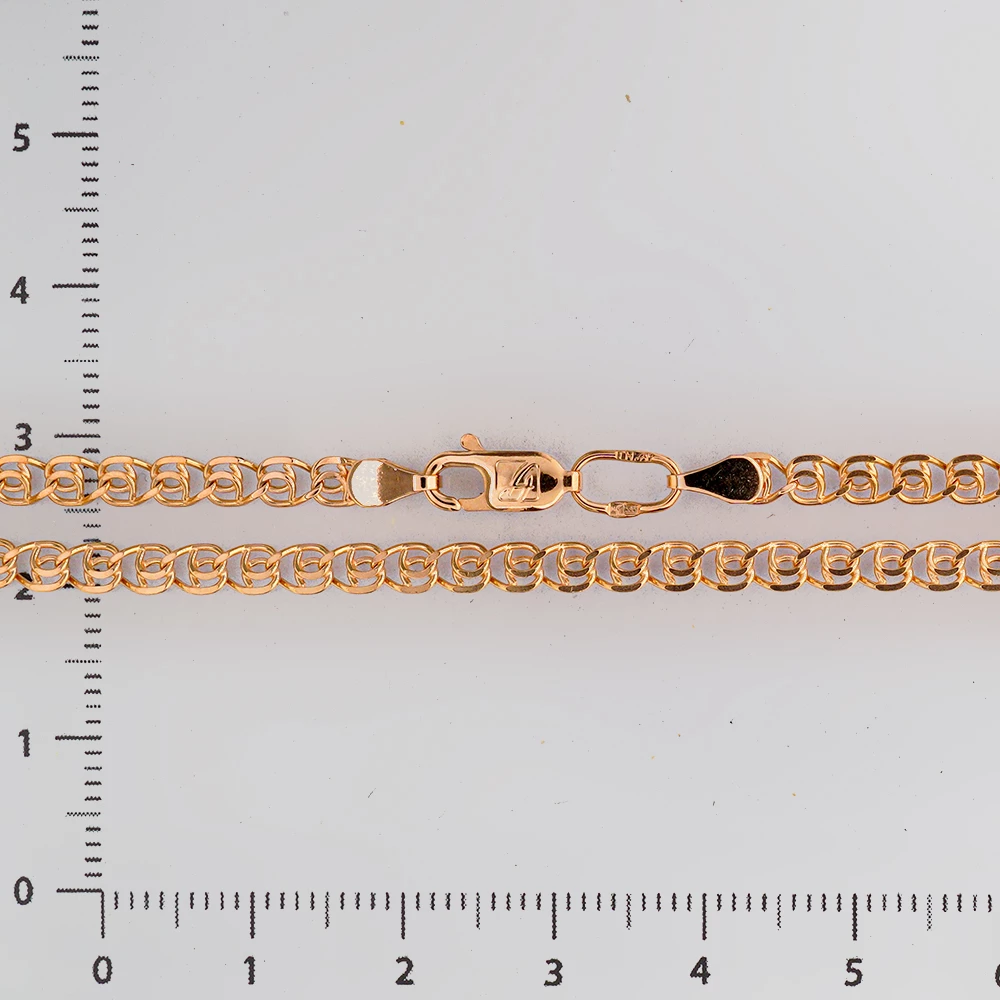Цепь из красного золота 585 пробы