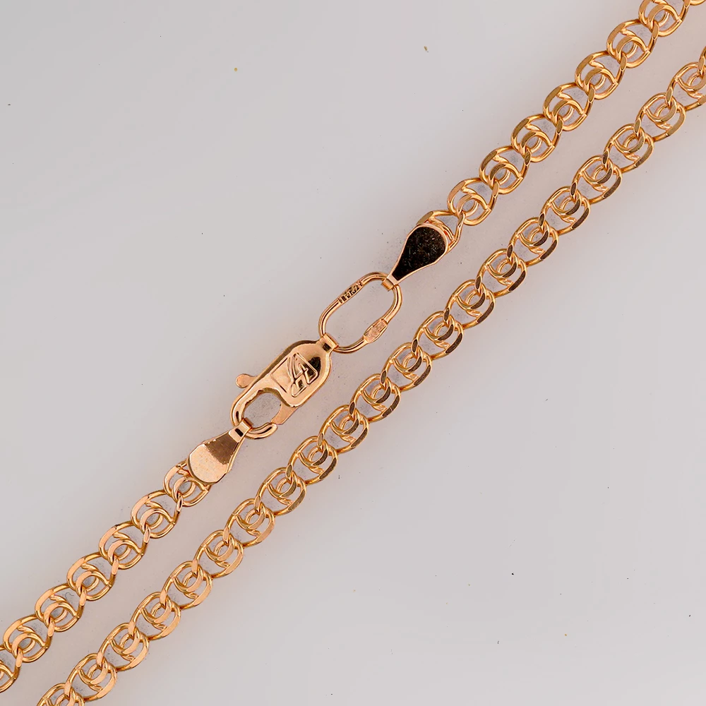 Цепь из красного золота 585 пробы
