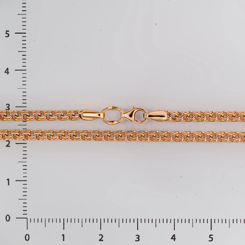 Цепь из красного золота 585 пробы