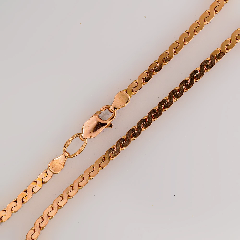 Цепь из красного золота 585 пробы