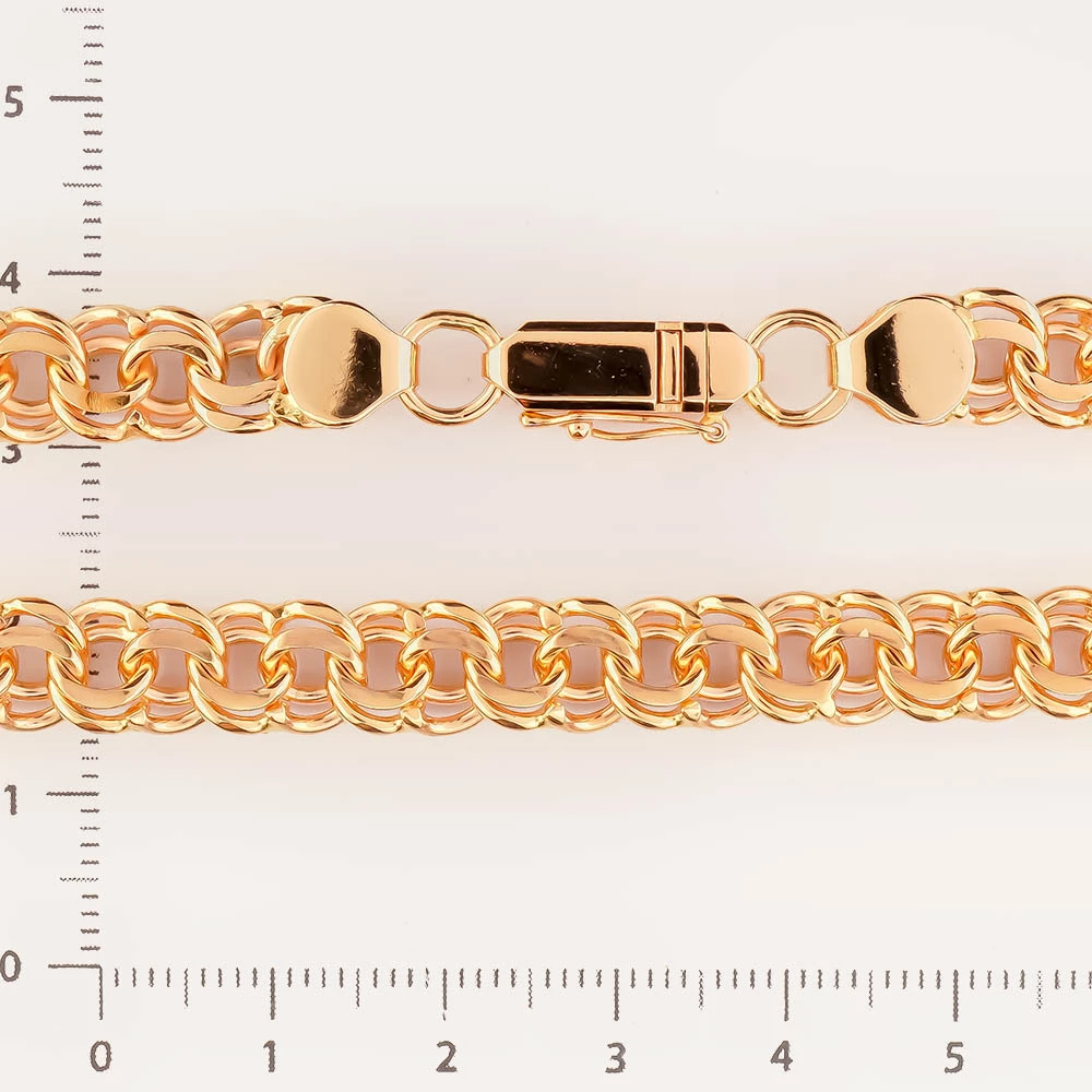 Цепь из красного золота 585 пробы