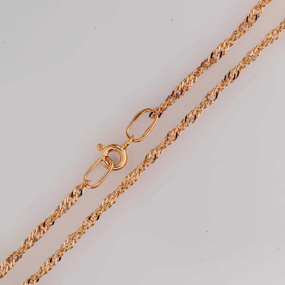 Цепь из красного золота 585 пробы