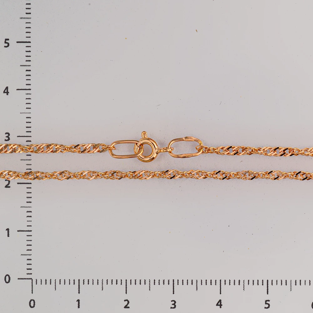 Цепь из красного золота 585 пробы