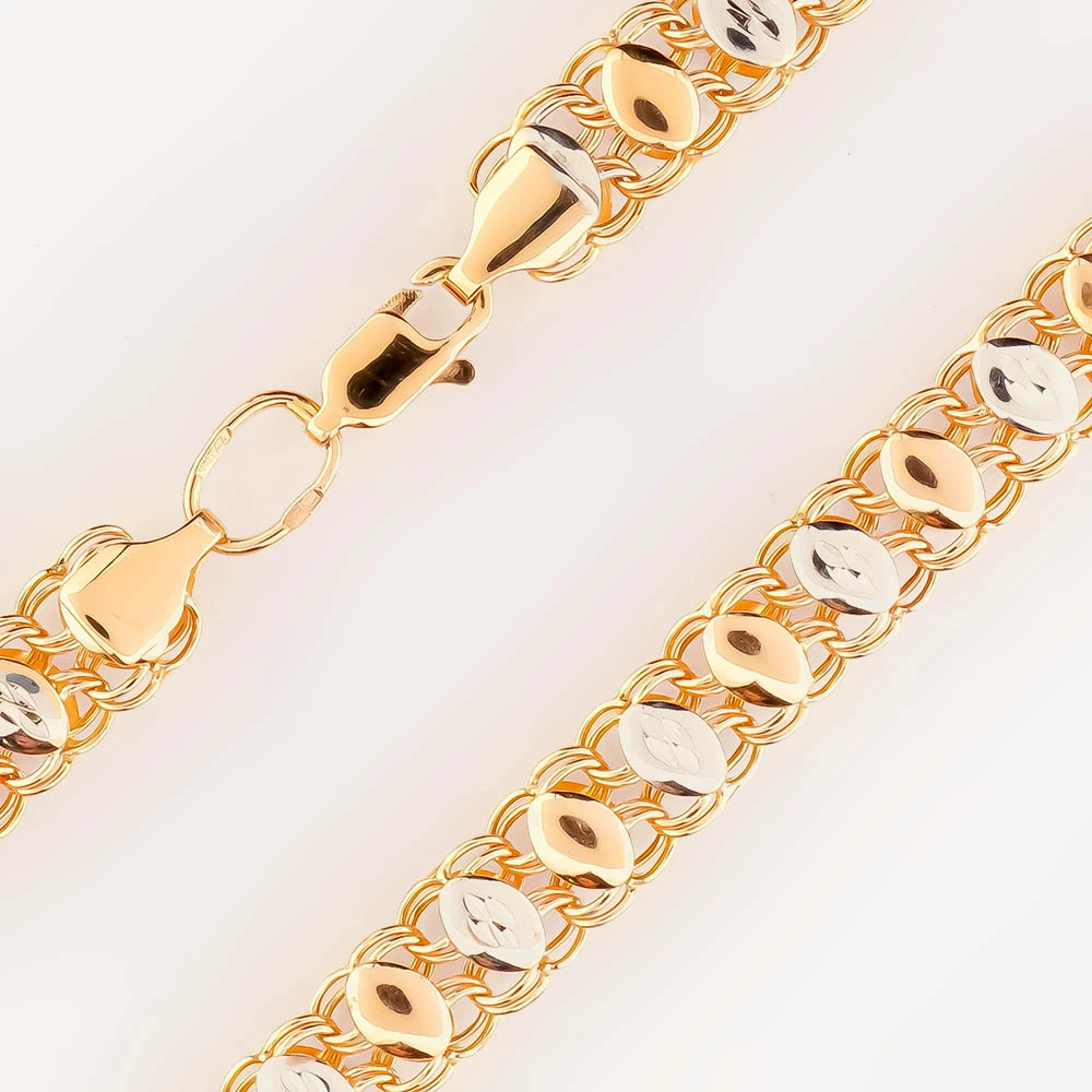 Цепь из красного золота 585 пробы