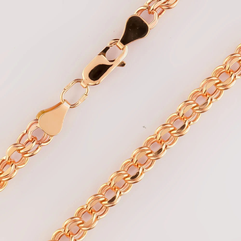 Цепь из красного золота 585 пробы