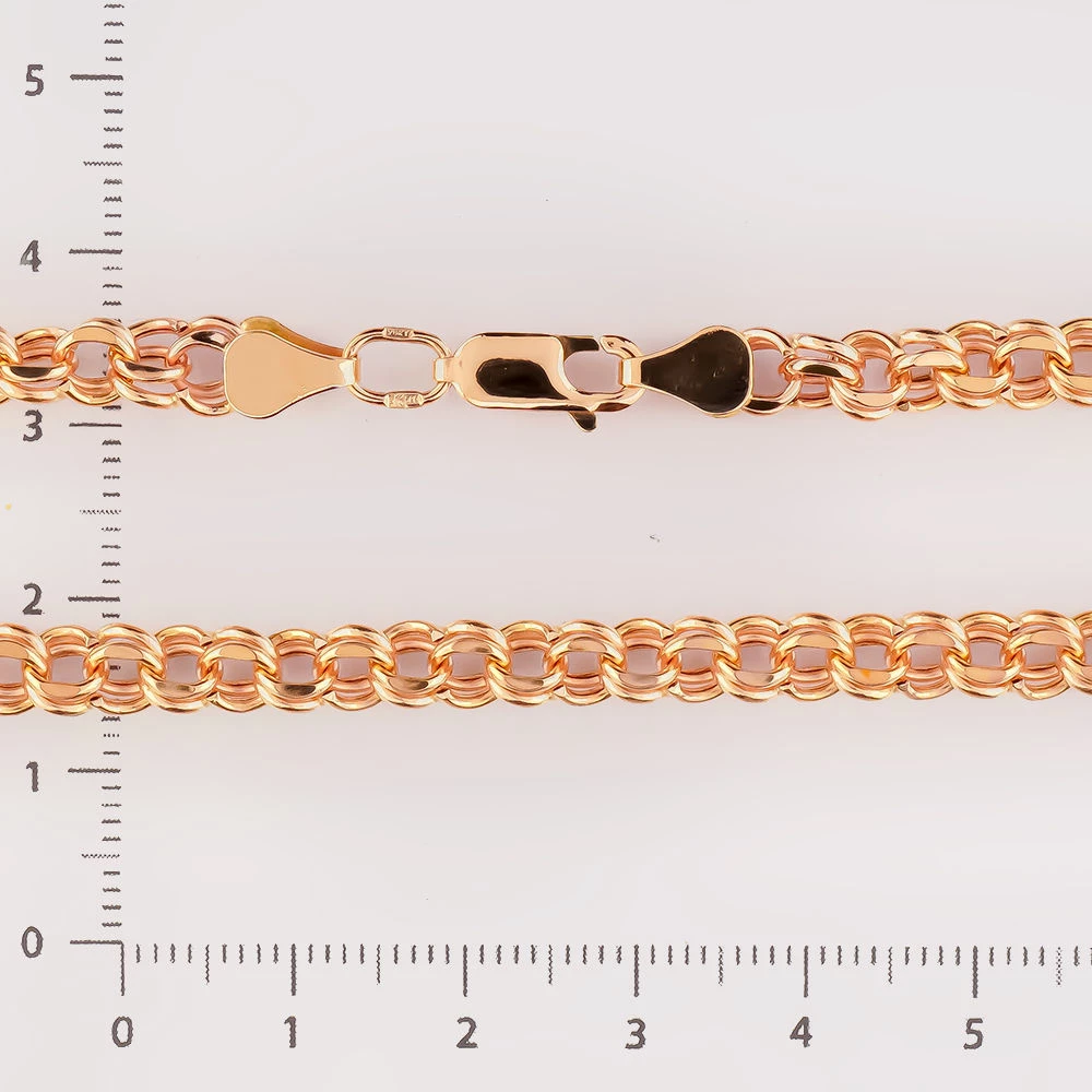 Цепь из красного золота 585 пробы