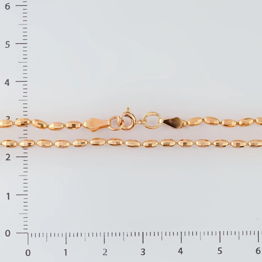 Цепь из красного золота 585 пробы