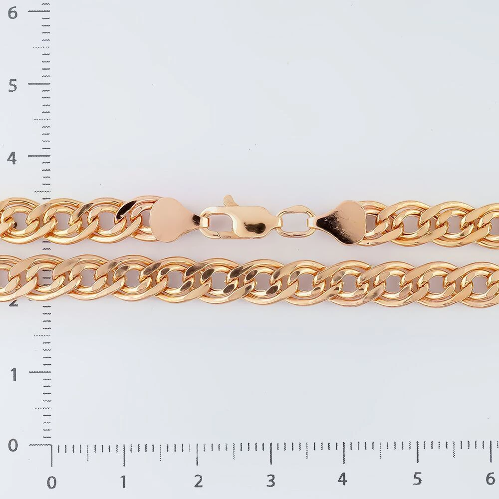 Цепь из красного золота 585 пробы