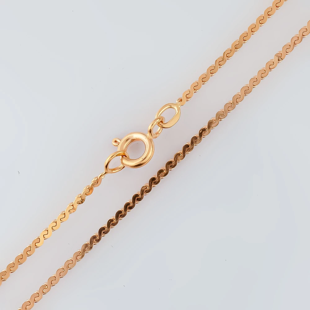 Цепь из красного золота 585 пробы