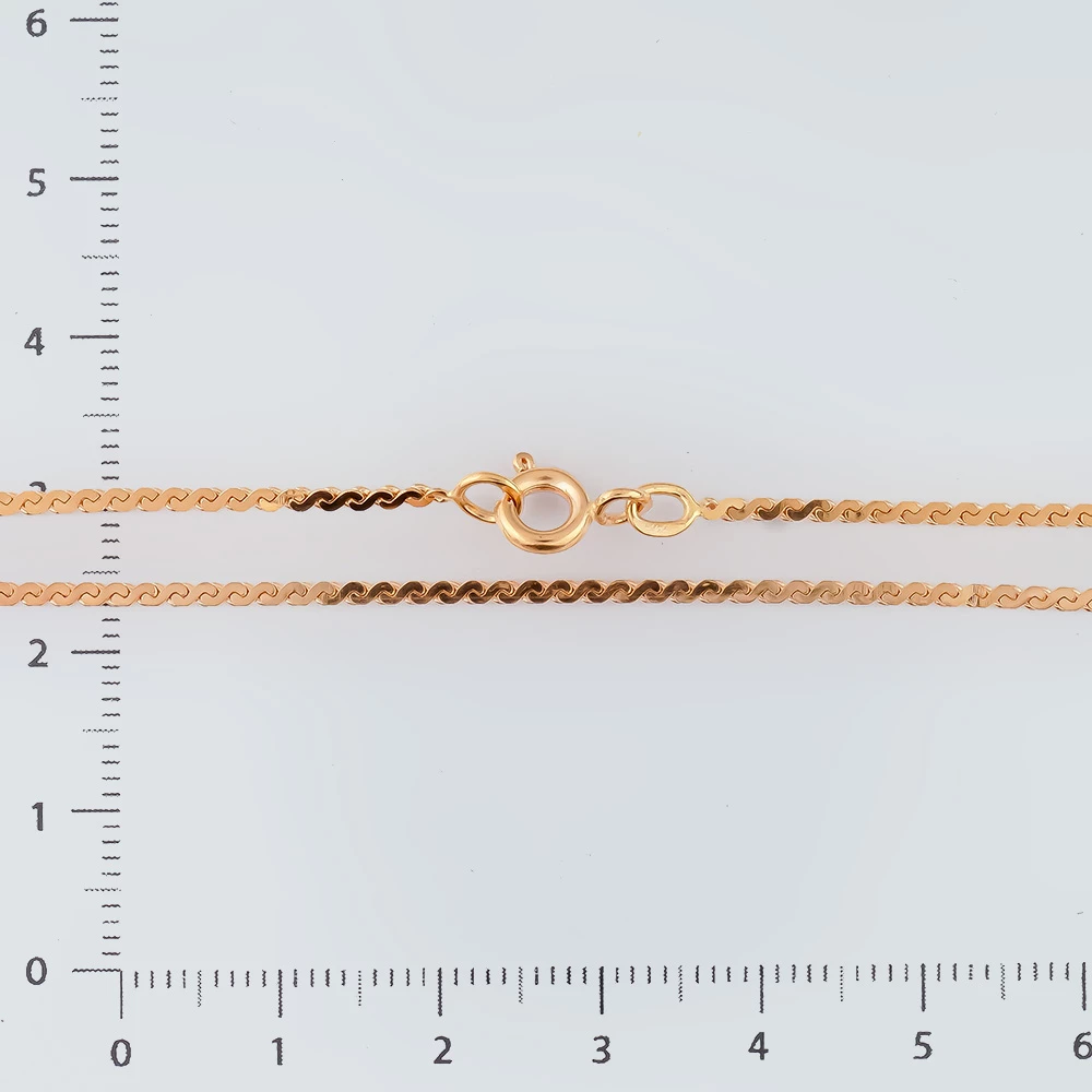 Цепь из красного золота 585 пробы