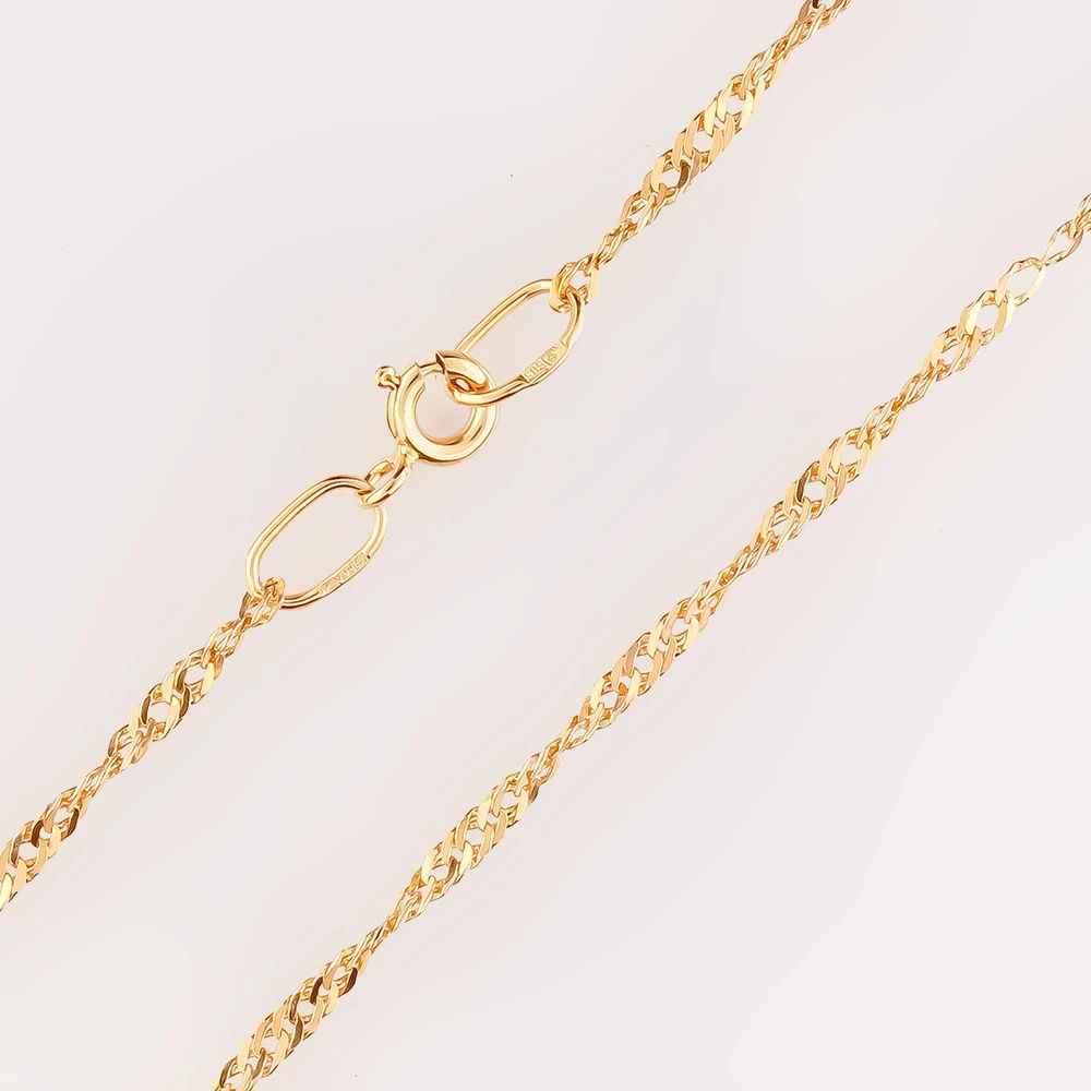 Цепь из красного золота 585 пробы