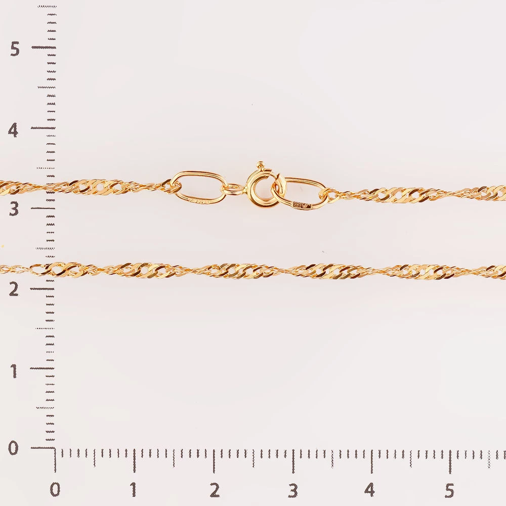 Цепь из красного золота 585 пробы