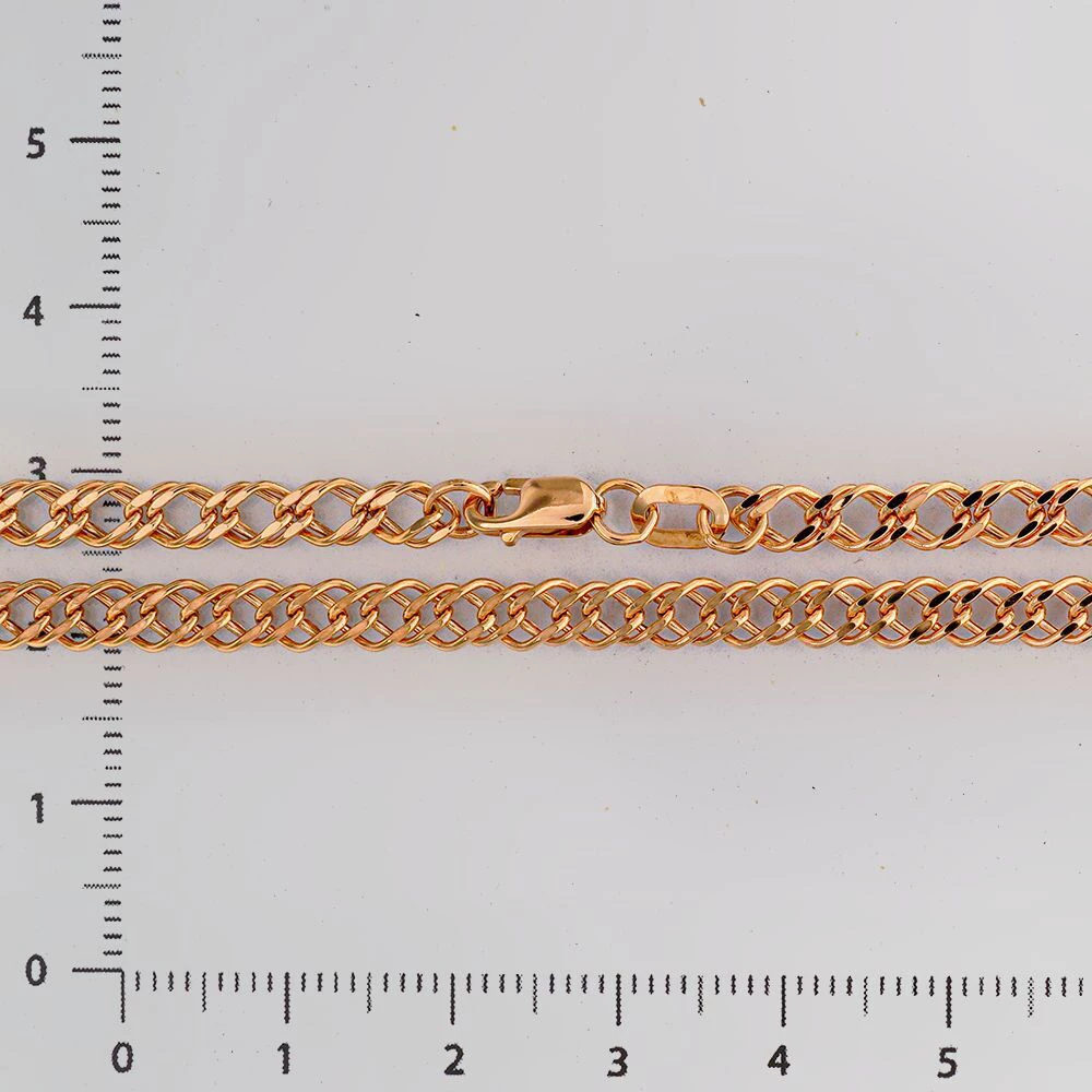 Цепь из красного золота 585 пробы